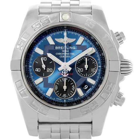 breitling chronomat 41 blue dial